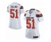 Women's Nike Cleveland Browns #51 Jamie Collins Limited White NFL Jersey