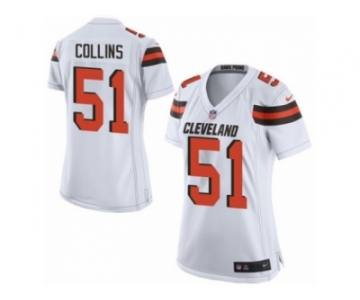 Women's Nike Cleveland Browns #51 Jamie Collins Limited White NFL Jersey