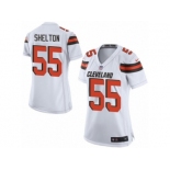 Women's Nike Cleveland Browns #55 Danny Shelton Game White NFL Jersey