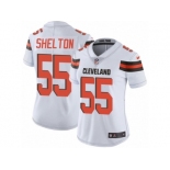 Women's Nike Cleveland Browns #55 Danny Shelton Vapor Untouchable Limited White NFL Jersey