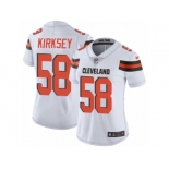 Women's Nike Cleveland Browns #58 Christian Kirksey Vapor Untouchable Limited White NFL Jersey