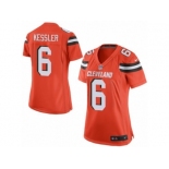 Women's Nike Cleveland Browns #6 Cody Kessler Limited Orange Alternate NFL Jersey