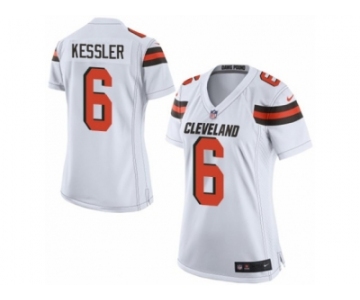 Women's Nike Cleveland Browns #6 Cody Kessler Limited White NFL Jersey