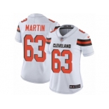 Women's Nike Cleveland Browns #63 Marcus Martin Vapor Untouchable Limited White NFL Jersey