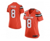 Women's Nike Cleveland Browns #8 Kevin Hogan Limited Orange Alternate NFL Jersey