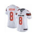 Women's Nike Cleveland Browns #8 Kevin Hogan Vapor Untouchable Limited White NFL Jersey