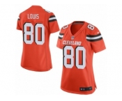 Women's Nike Cleveland Browns #80 Ricardo Louis Limited Orange Alternate NFL Jersey