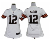 nike women nfl jerseys cleveland browns #12 mccoy white[nike]