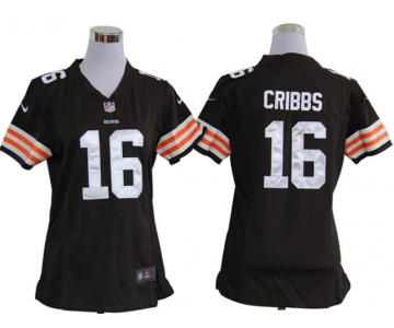 nike women nfl jerseys cleveland browns #16 joshua cribbs brown[nike]