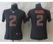 nike women nfl jerseys cleveland browns #2 manziel black[nike impact limited]