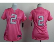 nike women nfl jerseys cleveland browns #2 manziel pink[nike loves]