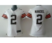 nike women nfl jerseys cleveland browns #2 manziel white[nike]