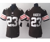 nike women nfl jerseys cleveland browns #23 joe haden brown[nike]