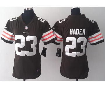 nike women nfl jerseys cleveland browns #23 joe haden brown[nike]