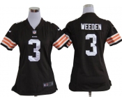 nike women nfl jerseys cleveland browns #3 weeden brown[nike]