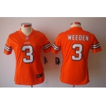 nike women nfl jerseys cleveland browns #3 weeden orange[nike limited]