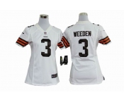 nike women nfl jerseys cleveland browns #3 weeden white[nike]