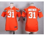 nike women nfl jerseys cleveland browns #31 whitner orange[nike][new style]