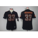 nike women nfl jerseys cleveland browns #33 richardson black[nike impact limited]