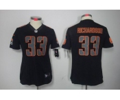 nike women nfl jerseys cleveland browns #33 richardson black[nike impact limited]