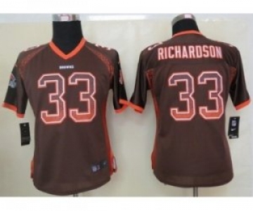 nike women nfl jerseys cleveland browns #33 richardson brown[Elite drift fashion]