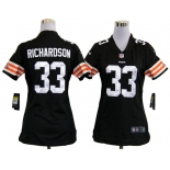 nike women nfl jerseys cleveland browns #33 richardson brown[nike]