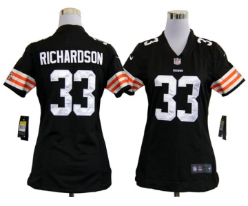 nike women nfl jerseys cleveland browns #33 richardson brown[nike]