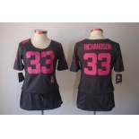 nike women nfl jerseys cleveland browns #33 richardson dk.grey[breast cancer awareness]