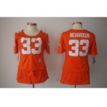 nike women nfl jerseys cleveland browns #33 richardson orange[breast cancer awareness]