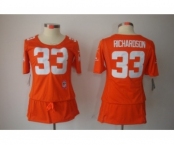 nike women nfl jerseys cleveland browns #33 richardson orange[breast cancer awareness]