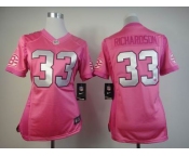 nike women nfl jerseys cleveland browns #33 richardson pink[nike love's]