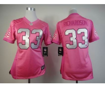 nike women nfl jerseys cleveland browns #33 richardson pink[nike love's]