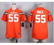 nike women nfl jerseys cleveland browns #55 mack orange[nike][new style]