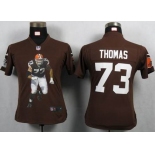 nike women nfl jerseys cleveland browns #73 joe thomas brown[portrait fashion]