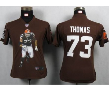 nike women nfl jerseys cleveland browns #73 joe thomas brown[portrait fashion]