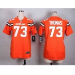 nike women nfl jerseys cleveland browns #73 joe thomas orange[nike][new style]