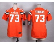 nike women nfl jerseys cleveland browns #73 joe thomas orange[nike][new style]