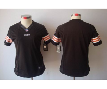 nike women nfl jerseys cleveland browns blank brown[nike limited]