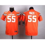 nike youth nfl jerseys cleveland browns #55 mack orange[nike][new style]