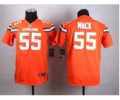 nike youth nfl jerseys cleveland browns #55 mack orange[nike][new style]