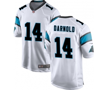 Men Nike Carolina Panthers #14 Sam Darnold Game 2021 New White NFL Jersey