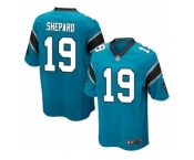 Men Nike Carolina Panthers #19 Russell Shepard Game Blue Alternate NFL Jersey