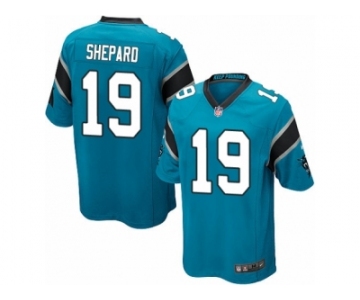 Men Nike Carolina Panthers #19 Russell Shepard Game Blue Alternate NFL Jersey