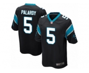 Men Nike Carolina Panthers #5 Michael Palardy Game Black Team Color NFL Jersey