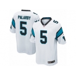 Men Nike Carolina Panthers #5 Michael Palardy Game White NFL Jersey