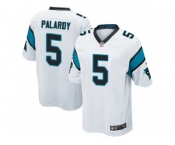 Men Nike Carolina Panthers #5 Michael Palardy Game White NFL Jersey