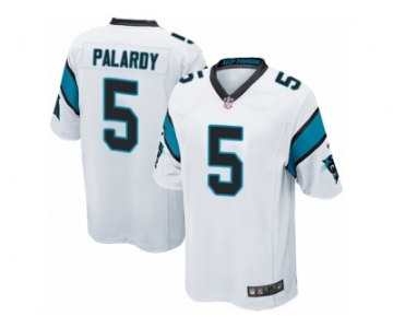 Men Nike Carolina Panthers #5 Michael Palardy Game White NFL Jersey