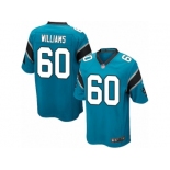 Men Nike Carolina Panthers #60 Daryl Williams Game Blue Alternate NFL Jersey