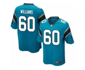 Men Nike Carolina Panthers #60 Daryl Williams Game Blue Alternate NFL Jersey