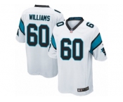 Men Nike Carolina Panthers #60 Daryl Williams Game White NFL Jersey